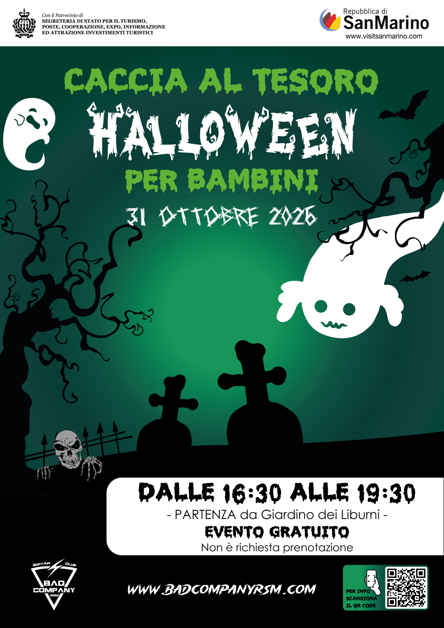 Halloween a San Marino: misteri, enigmi e avventure tra le mura del Centro Storico e alla Galleria di Borgo Maggiore