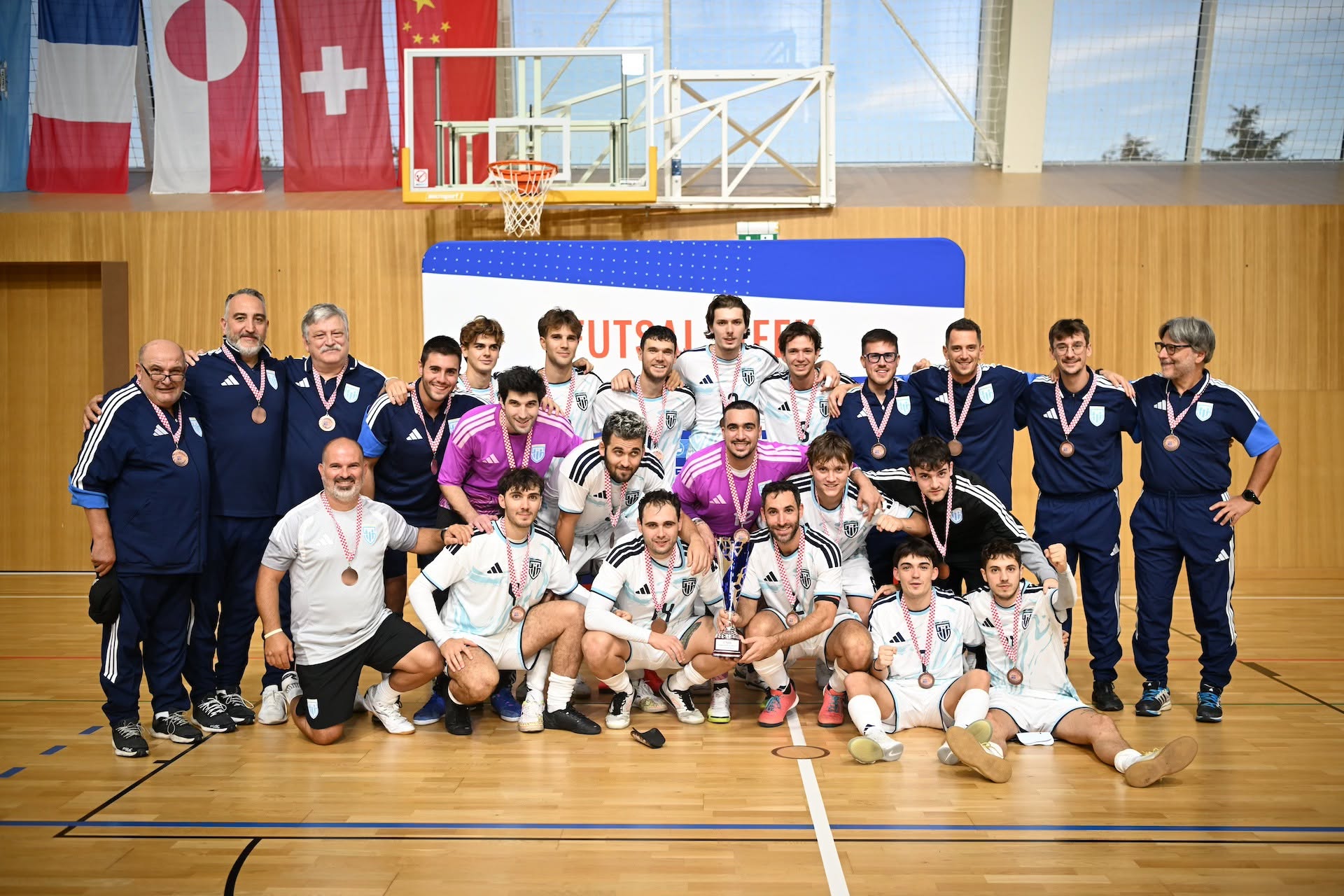 Futsal: San Marino batte la Svizzera ai rigori e conquista il terzo posto